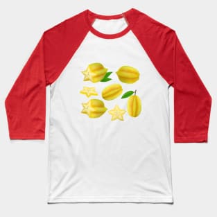 Carambola (Star fruit) Baseball T-Shirt